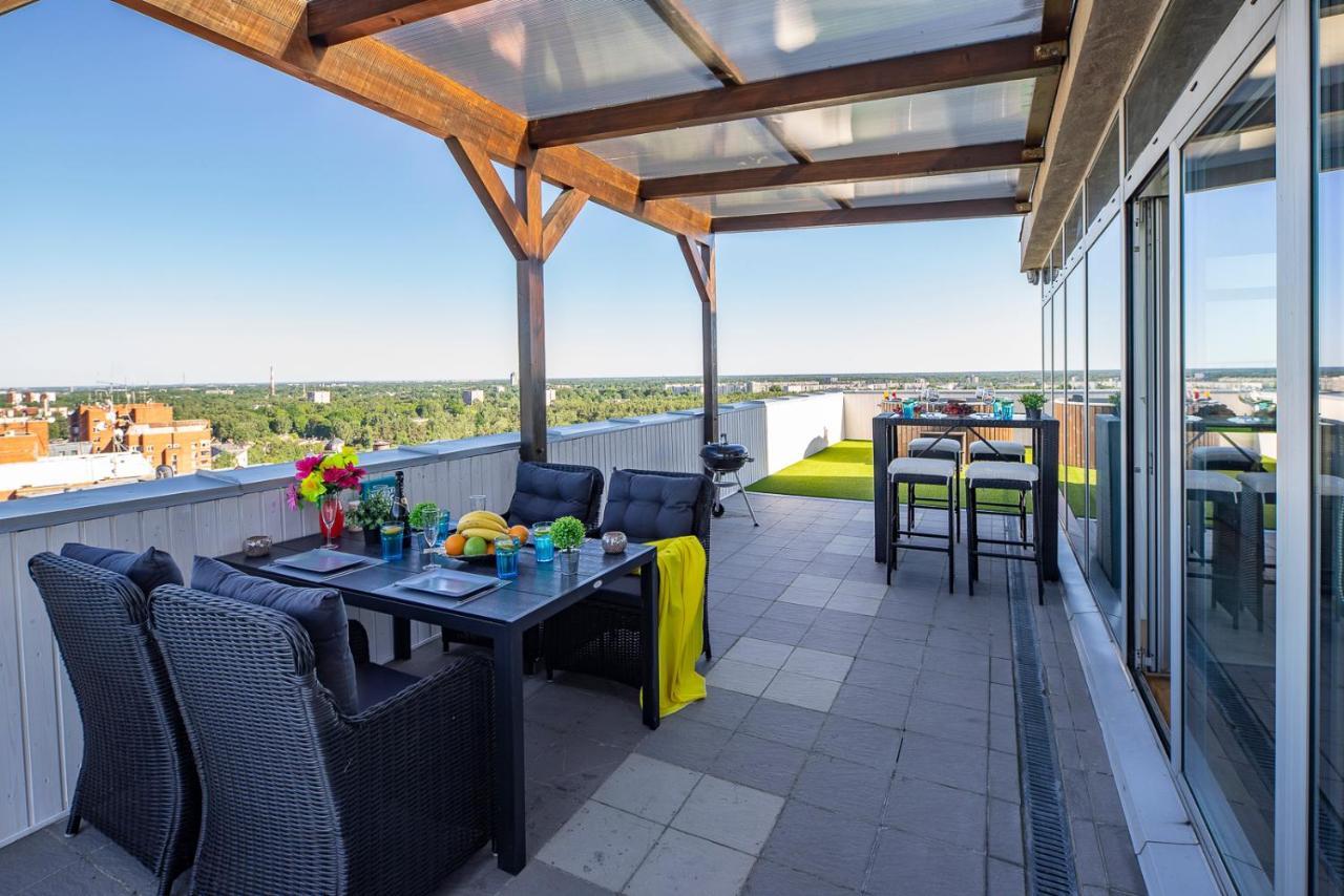 Skyhouse Riga Private Penthouse And Spa Kültér fotó